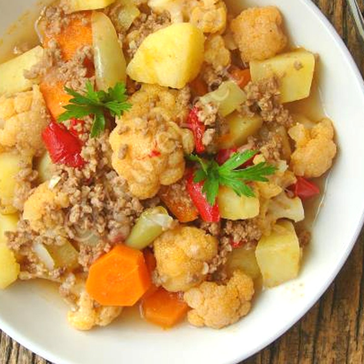 Kıymalı Karnabahar Yemeği